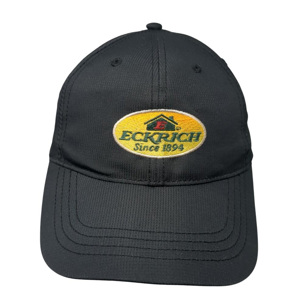 Eckrich Since 1894 Baseball Cap Black One Size Adjustable Embroidered Headshots